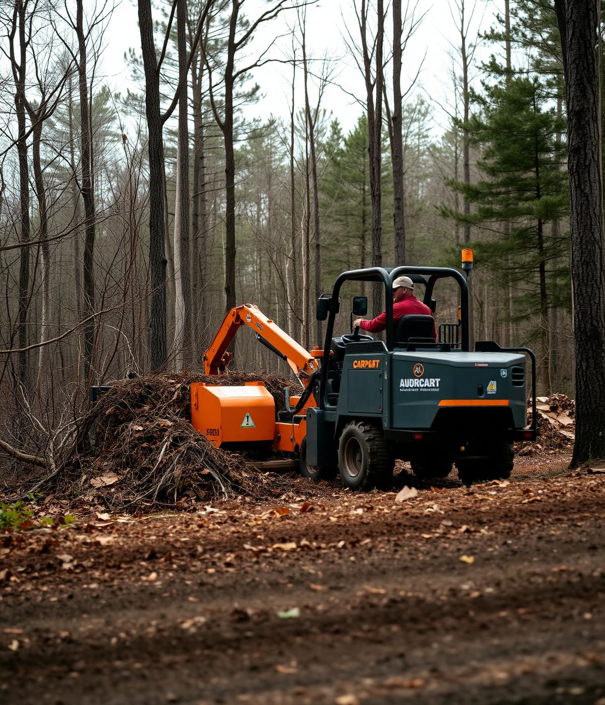 Forestry mulching operation